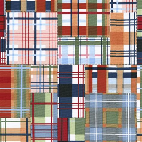 Patchwork Plaid Crib Sheet | Carousel Designs