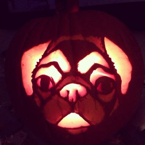 Pretty Proud Of My Pug Pumpkin Carving Skills Pumpkin Carver Holiday