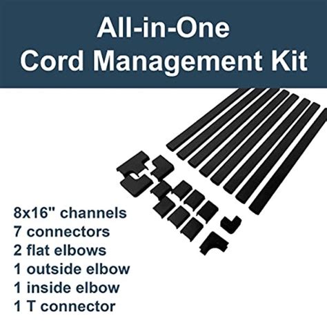 Kit De Administración De Cables Wiremold Cordmate Ii Organizador Y