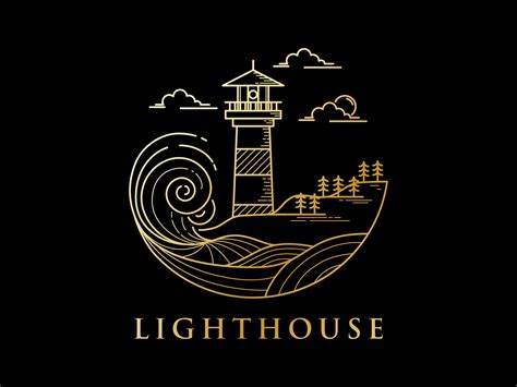 Lighthouse Logo Design By Saba Vector On Dribbble
