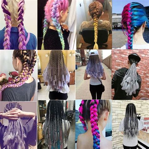 Iris took her time and executed the exact hairstyle i wanted. MERISIHAIR 24inch Ombre Braiding Hair Kanekalon Synthetic ...