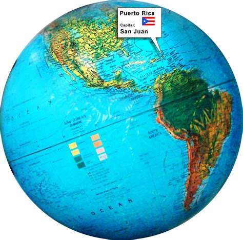 Puerto Rico On World Map