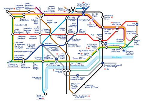 London On Film The Movie Pun London Tube Map Londontopia