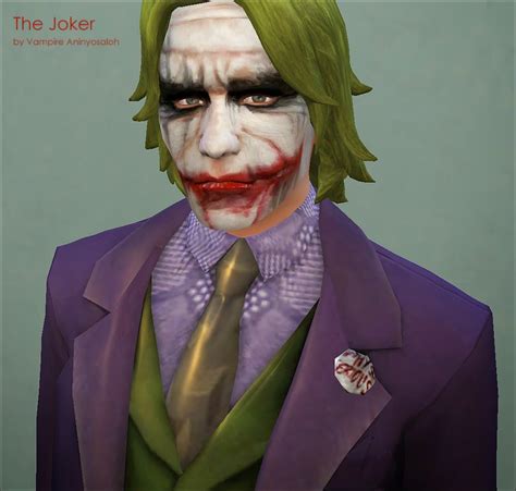 My Sims 4 Blog Heath Ledger As The Joker By Vampireaninyosaloh