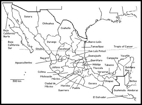 Boundaries Of Mexico Political Geography In Mexico