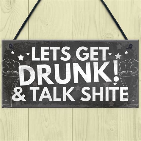 Funny Bar Sign Garden Signs Home Bar Sign Alcohol T Man Cave