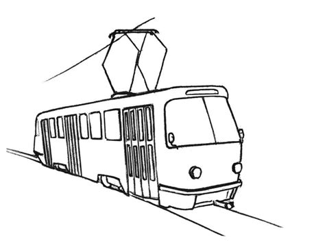 Free Tram Coloring Page Download Print Or Color Online For Free