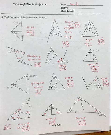 You can choose between interior and exterior angles, as well as an. Worksheet Triangle Sum And Exterior Angle Theorem | db ...