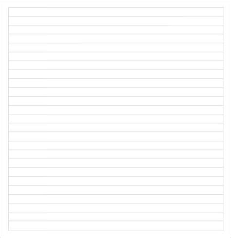 Printable College Ruled Paper Sample College Ruled Paper Template 9