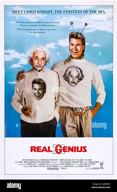 Val Kilmer Poster Real Genius 1985 Stock Photo Alamy