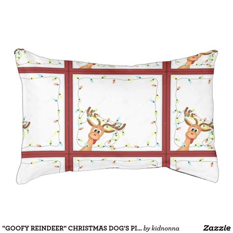Throw pillows pillow cases pillow shams quilt bedding sets quilts sheet sets sleeping bags support pillows throw blankets raya and the last dragon. "GOOFY REINDEER" CHRISTMAS DOG'S PILLOW | Zazzle.com (With ...