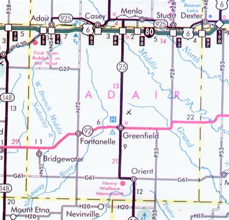 Adair County Map Iowa Iowa Hotels Motels Vacation Rentals
