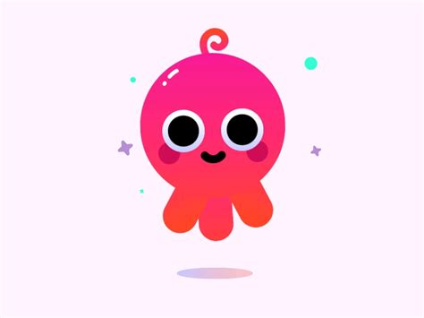 Swimming Squid by RemovT on Dribbble