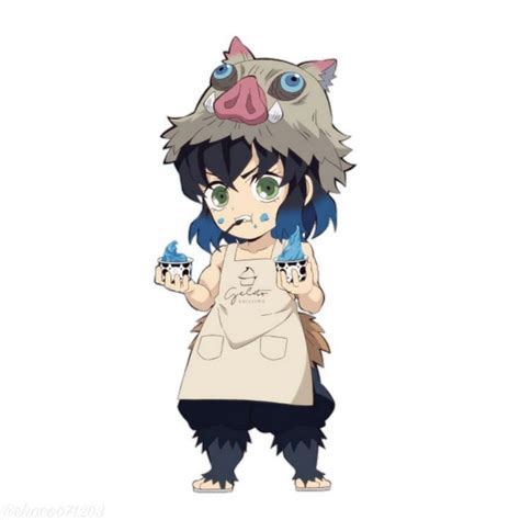 Popular 400 Cute Chibi Inosuke Demon Slayer Character Fanart