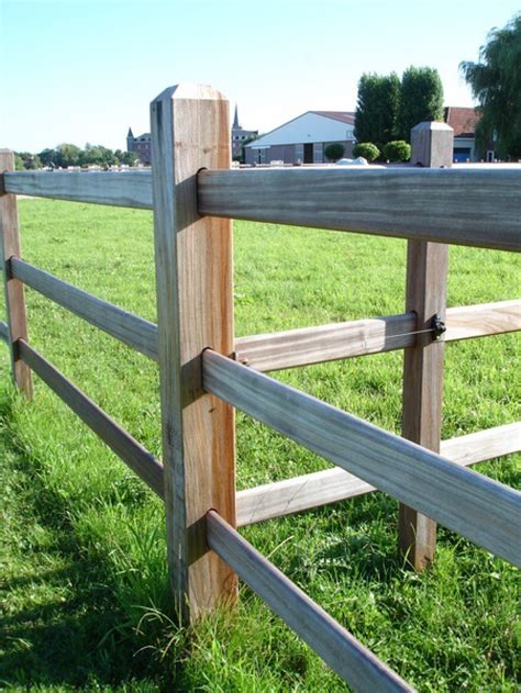 Fences appear decorative or utilitarian depending on the materials used to construct the fences. Wooden fencing