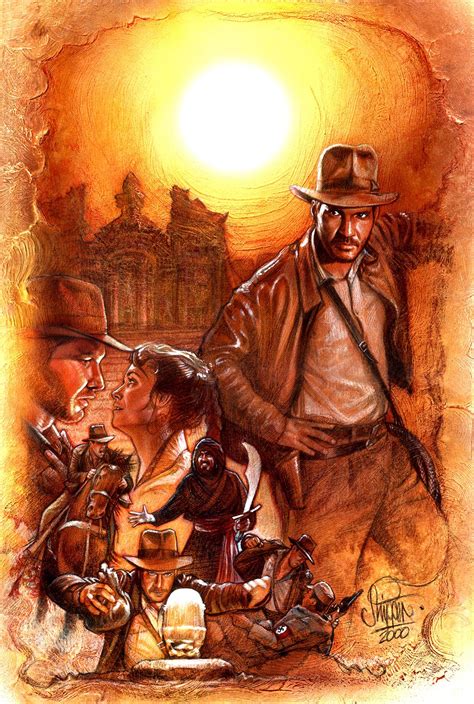 Adventures Of Indiana Jones Fan Art By Paul Shipper With Images