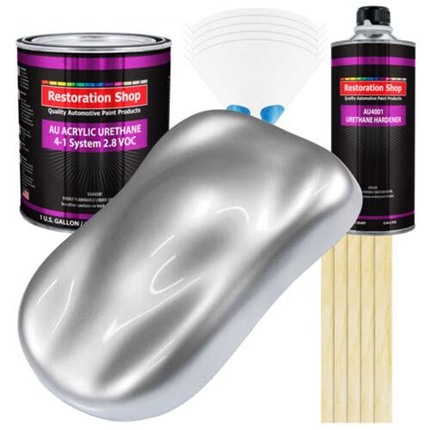 Restoration Shop Iridium Silver Metallic Acrylic Urethane Gallon Kit