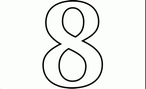 Number 8 Coloring Page Free Download On Clipartmag
