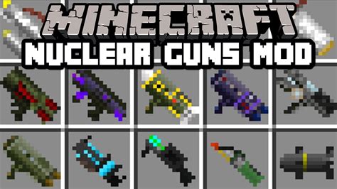 Updated often with the best minecraft mods. Minecraft NUCLEAR GUNS MOD! | CRAFT NUKE LAUNCHERS, LASERS ...