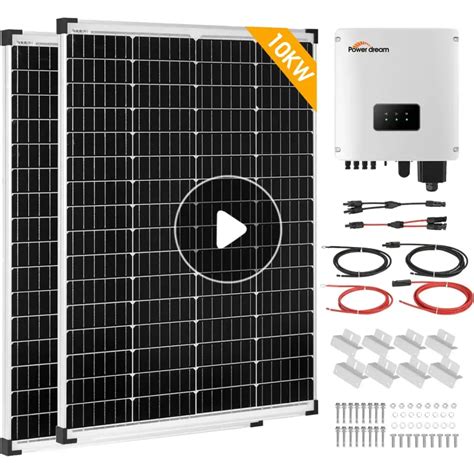 Powerdream Solar System 10Kw Complete 3Kw 5Kw 50Kw Complete Solar Kit