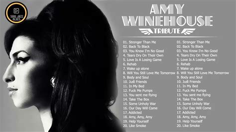 Amy Winehouse Greatest Hits Full Album The Best Of Amy Winehouse Hit Songs YouTube