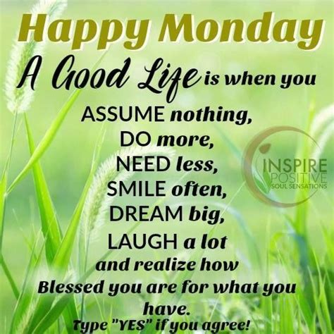 Happy Monday Quotes Good Night Quotes Happy Monday You Are Blessed