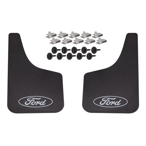 2005 2017 Ford F 150 Flat Mud Flaps Black Splash Guards For Front Or