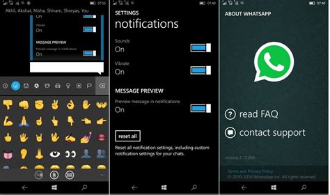 Whatsapp Windows Phone Gets Major Update Emojis Ui Changes And More