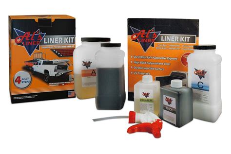 Pour the truck bed liner material into a disposable paint. Al's Liner™ | DIY Truck Bed Liner & Window Tint Kits — CARiD.com