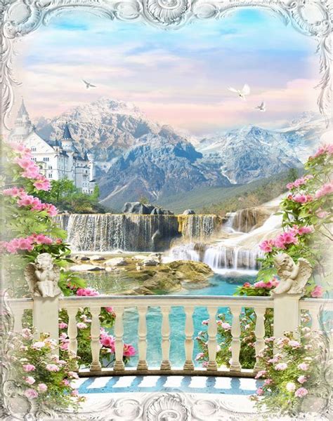 Fountain Structure Waterfall Water Background Artofit