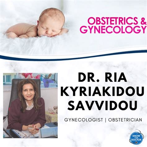 Dr Ria Kyriakidou Savvidou Gynecologist Limassol