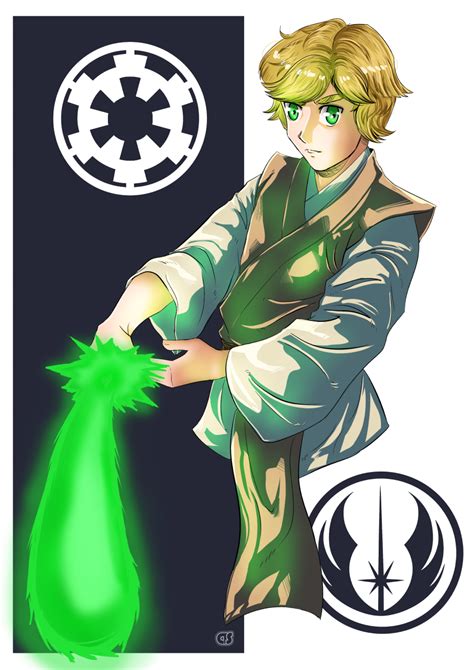 Fan Art Luke Skywalker Anime Style Art By Me Rstarwars