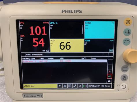Philips Suresigns Vs3 Vital Sign Monitor W Nbp And Battery Auschoice