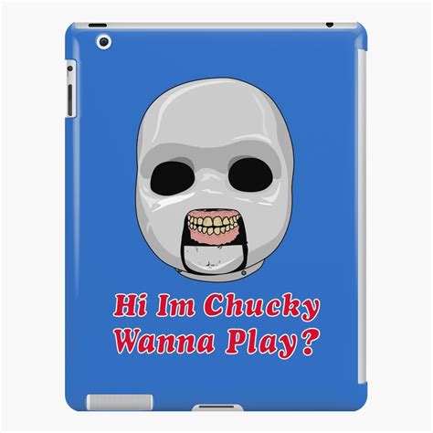 Childs Play Chucky Skull Ipad Case And Skin For Sale By Jakmalone