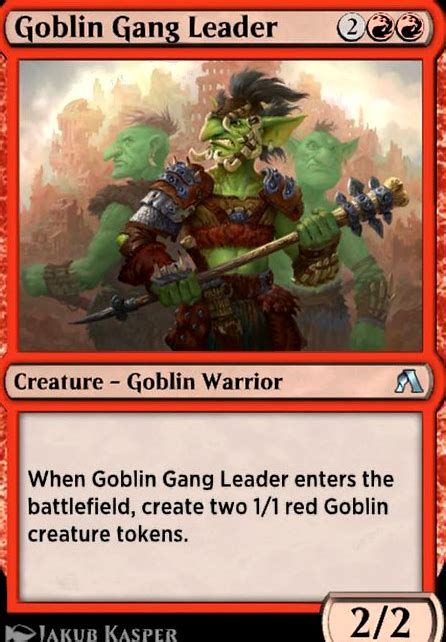 Siege Gang Commander Scourge Mtg Red Creature — Goblin Rare Worldwide