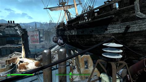 After the ship has… relocated, the ship location will change to weatherby savings our guide will be a complete companion while you journey through the wilds of fallout 4. Fallout 4 USS Constitution ride - YouTube