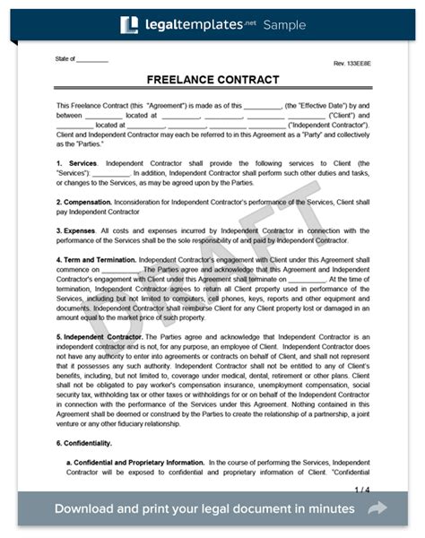 Freelance Contract | Create a Freelance Contract Form ...