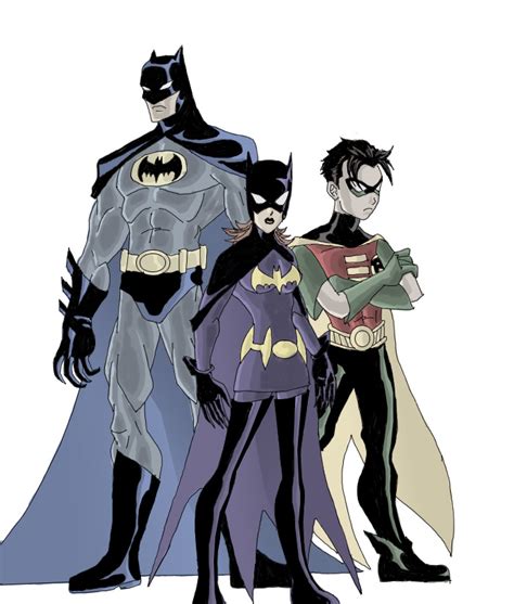 The Batman Robin And Batgirl By Phil Cho On Deviantart
