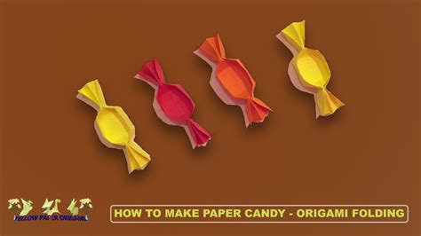 How To Make Paper Candy Easy Step By Step Youtube