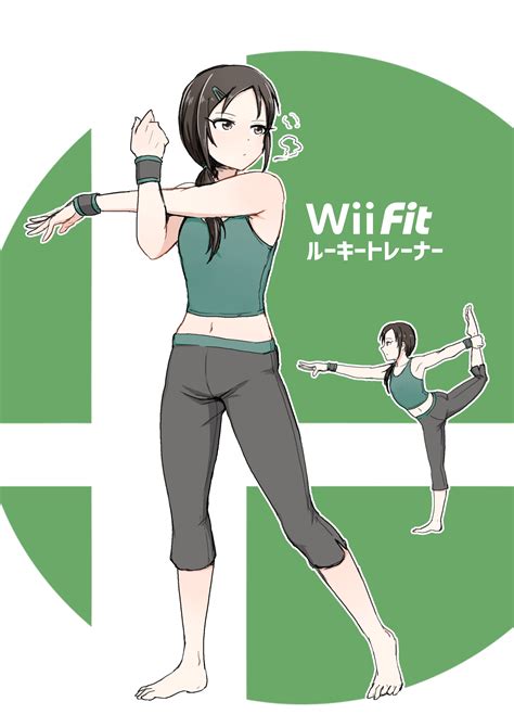 Wii Fit Trainer Wii Fit Trainer Trainer And Aoki Kei Idolmaster And