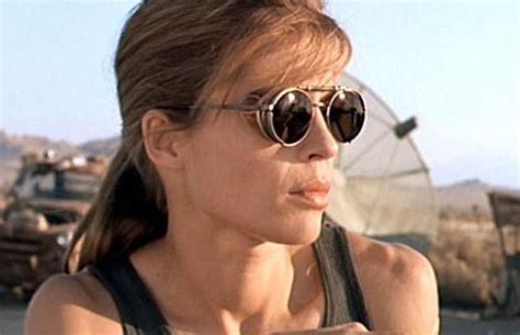 The terminator franchise has been somewhat of a disappointment for many fans following the high of t2: Linda Hamilton wearing MATSUDA 2809 Sunglasses in ...