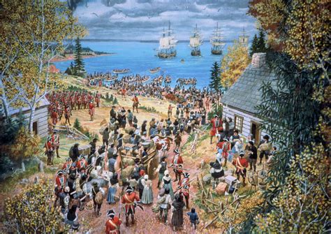 The Expulsion Of The Acadians Painting By Lewis Parker Pixels