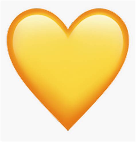 Yellow Heart Emoji Png Transparent Png Png Download Yellow Emoji