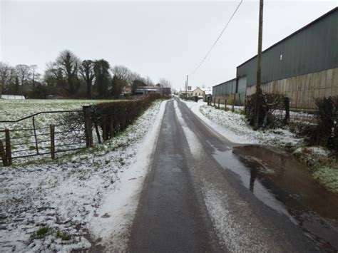 Wintry Along Letfern Road © Kenneth Allen Cc By Sa20 Geograph Ireland