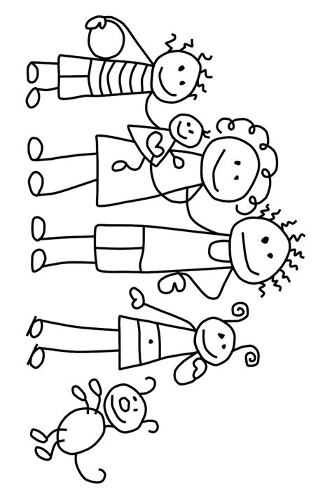 Family Coloring Pages