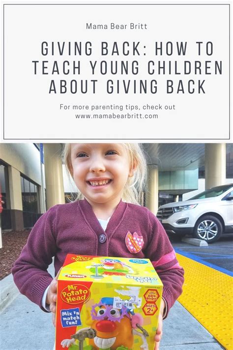 How To Teach Young Kids To Give Back — Mama Bear Britt Parenting Tips