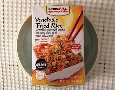 Innovasian Cuisine Vegetable Fried Rice Review Freezer Meal Frenzy In