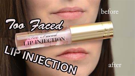 Too Faced Lip Injection Before After