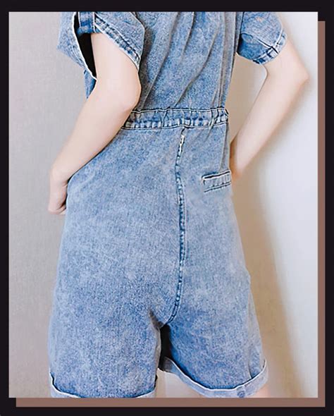 women sex exposed pants see through outdoors open crotch denim jumpsuit xflashing