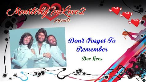 Bee Gees Dont Forget To Remember Me 1969 Youtube